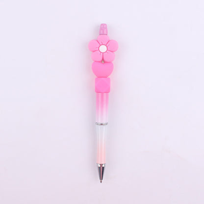 Daisy Flower Silicone Beaded Pens Ballpoint Novelty Handmade Gift 19
