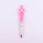 Daisy Flower Silicone Beaded Pens Ballpoint Novelty Handmade Gift 19