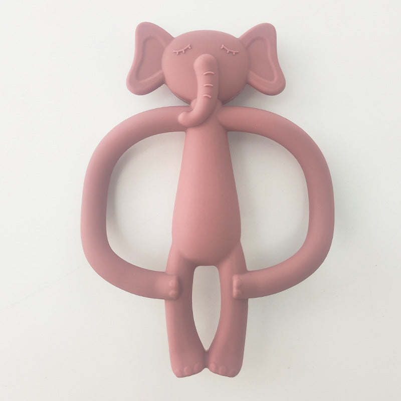 Elephant Silicone Teething Toy Set for Baby 2 Pcs 7