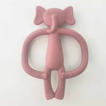 Elephant Silicone Teething Toy Set for Baby 2 Pcs 7