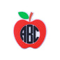 20pcs Silicone Focal Beads Apple Teacher School Stationery Set 7