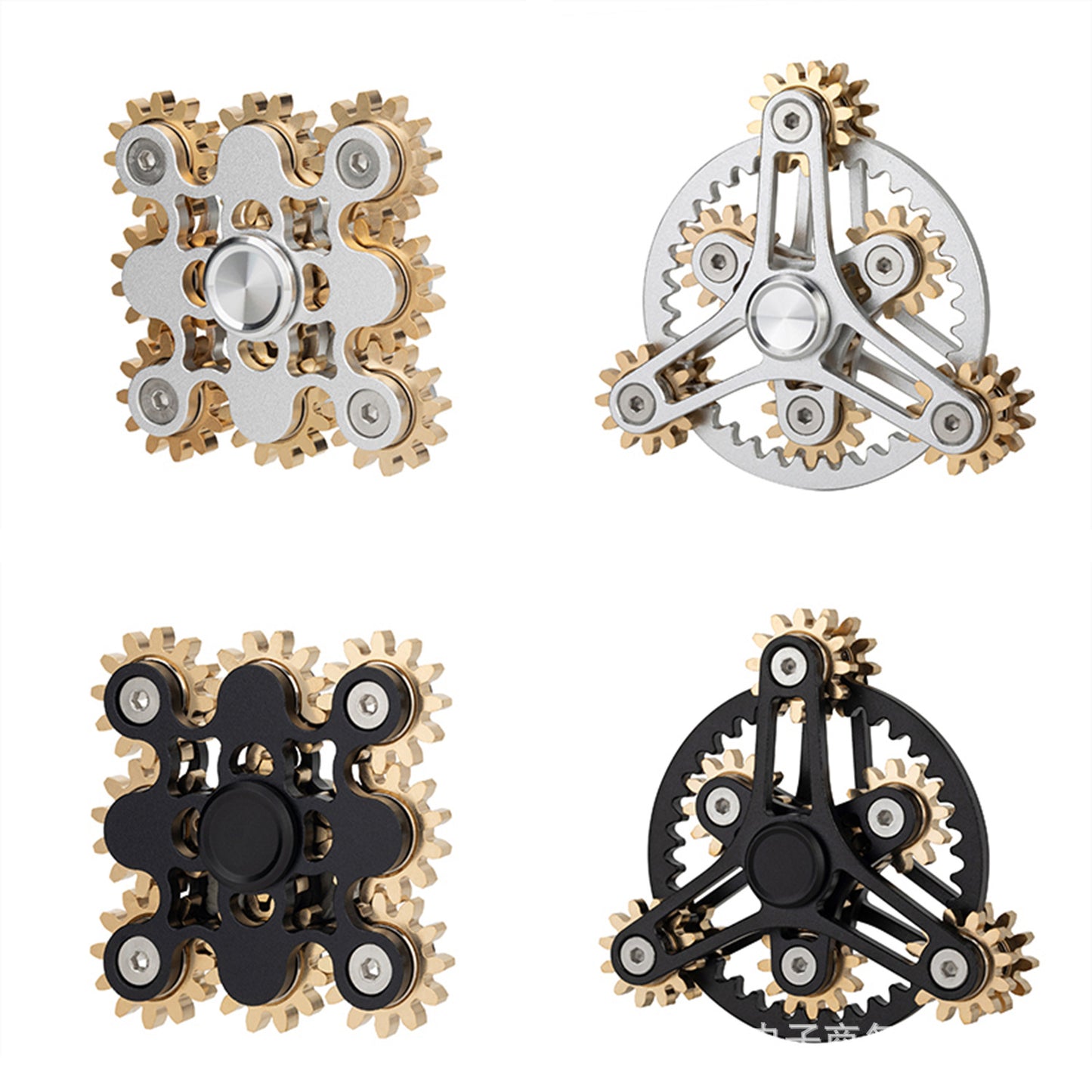 Metal Nine Gear Linkage Finger Gyroscope Fidget Spinner 3