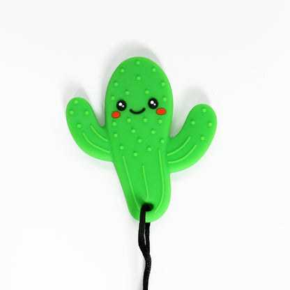 Silicone Sensory Fidget Toy Fruit and Cactus Chew Necklace for Kids 15