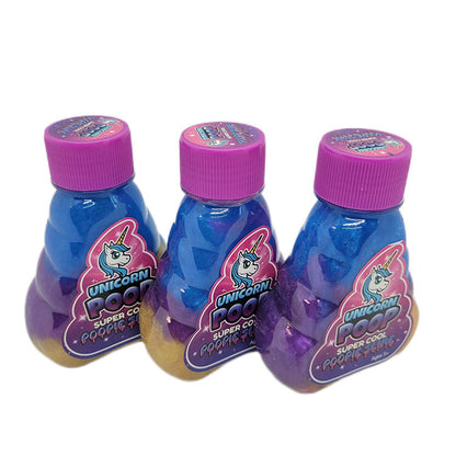 Unicorn Poop Slime Toy Color Mixed Slime Bottle 8x11cm 2