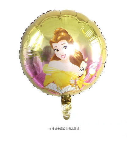 Princess Foil Balloons Birthday Party Decoration 18 Inch 50pcs 10