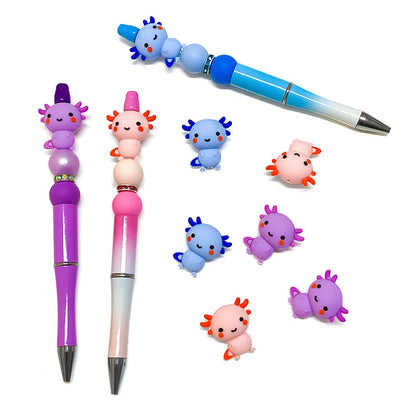 20Pcs Silicone 3D Focal Beads Sea Monster Feeler Design 4