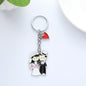 Love Couple Alloy Keychain Metal Romantic Charm 6