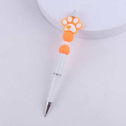 Dog Claw Silicone Beaded Pens Ballpoint Writing Office School Supplies 8