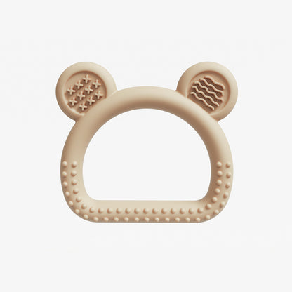 Bear Head Silicone Teething Toy Handheld for Baby 80x72x14mm 8
