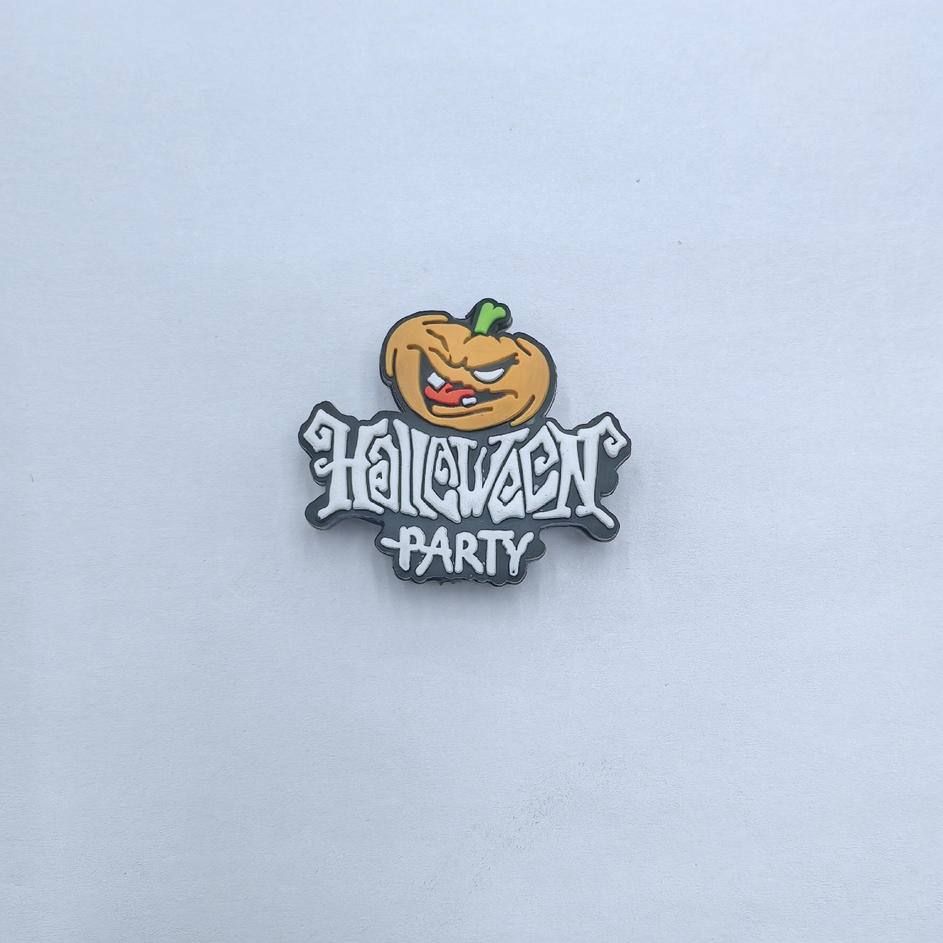 20Pcs Silicone Focal Beads Halloween Pumpkin Series Various Designs 2