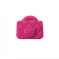 10pcs Silicone Focal Beads Bag Design Quilted Texture 22