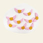 Silicone Focal Beads Multi Colored Round Shape 7