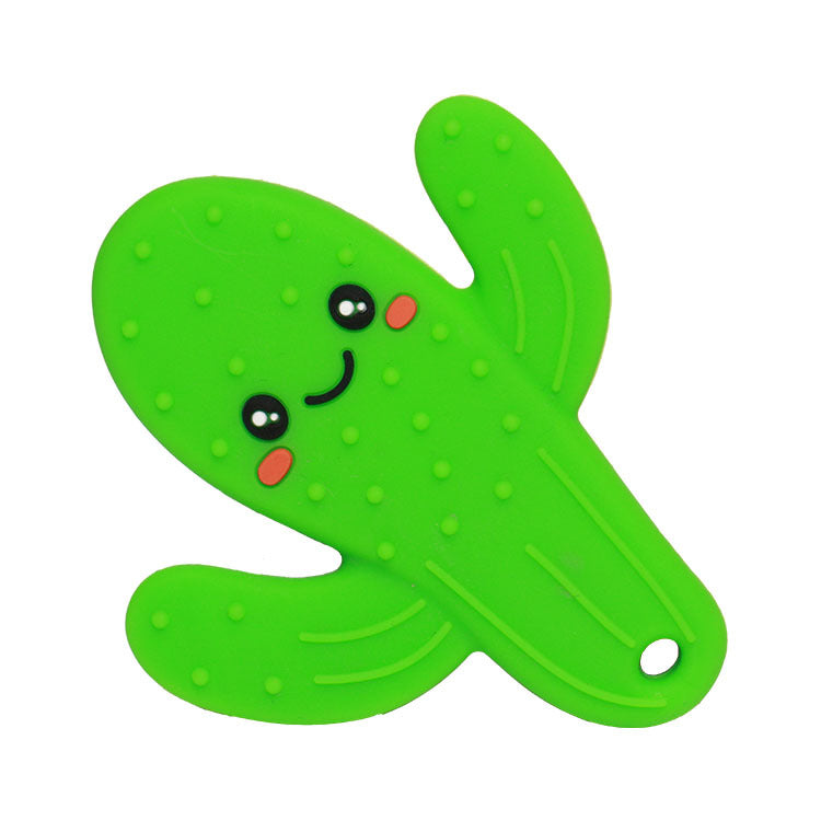 Silicone Cactus Teething Toy Baby Teether for Infant 7.8x7cm 3