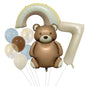 Teddy Bear Foil Balloon Set Birthday Party Decoration 20x15cm 9