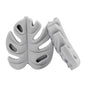 20pcs Silicone Focal Beads Leaf Shape Cutout Design 6
