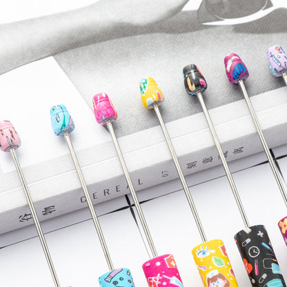 DIY Nurses Festival Multicolor Plastic Printed Beadable Ballpoint Pen 2