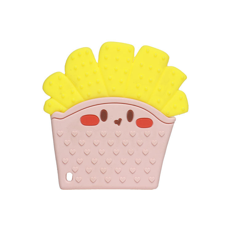 Silicone Teething Toy French Fries Shape Baby Teether 6