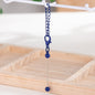 Mini Beadable Keychain Metal DIY Creative Personality Bag Pendant 14