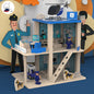 Wooden Police Station Model Montessori Toys Educational Toy 7