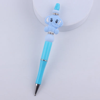 Animal Silicone Beaded Pens Handmade Novelty Ballpoint Pen Gift 7