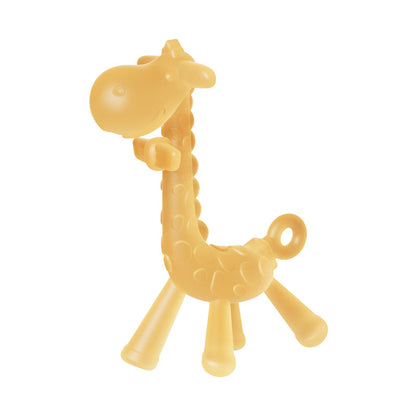 Silicone Giraffe Shape Baby Teething Toy for Infant 6