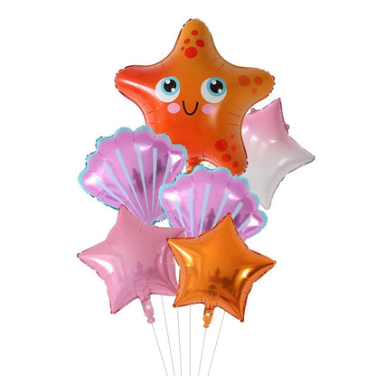 Ocean Animal Theme Foil Balloon Set Birthday Party Decoration 2