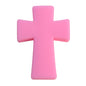 20pcs Silicone Focal Beads Printed Cross With Varied Color Patterns 29