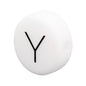 20pcs 12mm Silicone Letter Beads Alphabet Flat Round Single Letter 29