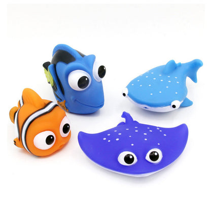 Vinyl Animal Bath Toys for Toddlers and Babies 2