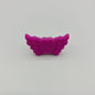20pcs Silicone Focal Beads Wing Shape with Heart Center 29