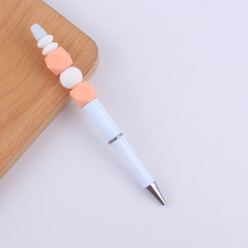 Colored Silicone Beaded Pens Handmade Office School Supplies Set 11