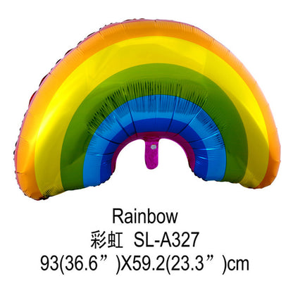 Cloud Sunflower Rainbow Smiling Face Foil Balloons Party Decoration 50pcs 10