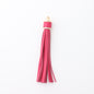 PU Leather Tassel Keychain with Buckle Charm for Women 13