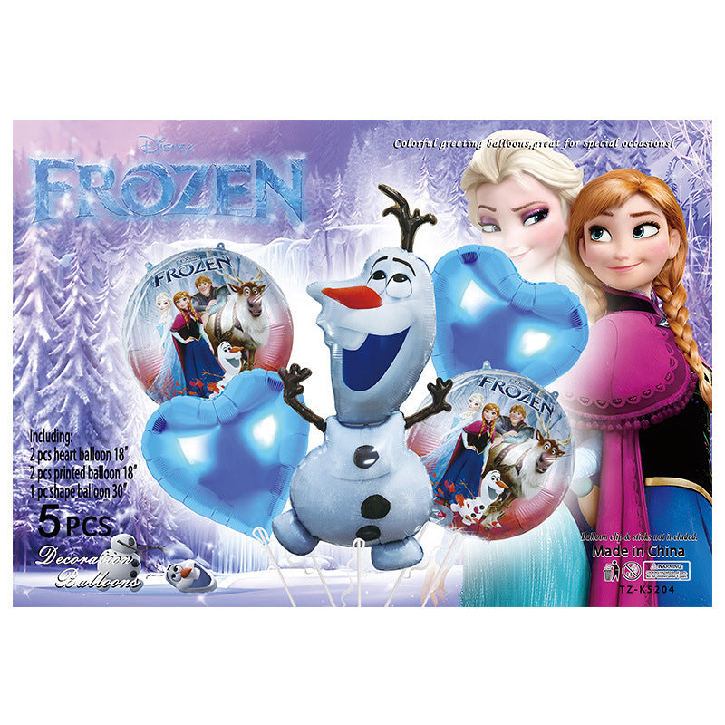 Cartoon Character Foil Balloon Set Kids Party Decoration 2 Sets 76