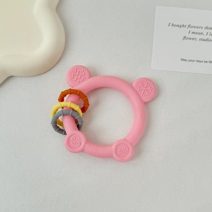 Silicone Animal Shape Teething Toy Hand Grip for Toddlers 8