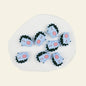 Silicone Focal Beads Cartoon Hedgehog Side Profile Design 11
