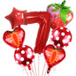 Strawberry Foil Balloon Set Party Decoration 32 Inch 11