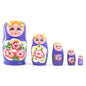 Wooden Russian Nesting Dolls Montessori Toy Set of 5 8