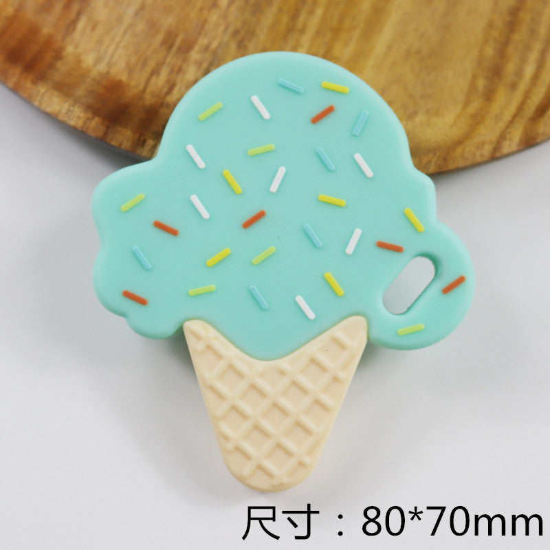 Silicone Baby Teething Toys Snack Shape Set 10 Pcs 2