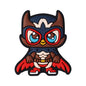 20Pcs Silicone Focal Beads Cartoon Owl Super Hero Front Facing 6