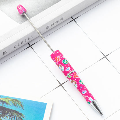 DIY Nurses Festival Multicolor Plastic Printed Beadable Ballpoint Pen 9