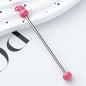 Beadable Keychain Pole Metal Electroplated DIY Craft Supplies Accessories 18