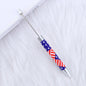 Long Printed Flag Sunflower Pattern Beadable Ballpoint Pens DIY Craft 5