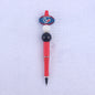 Cartoon Pattern Silicone Beaded Pens Ballpoint Pen DIY Craft Supplies 22