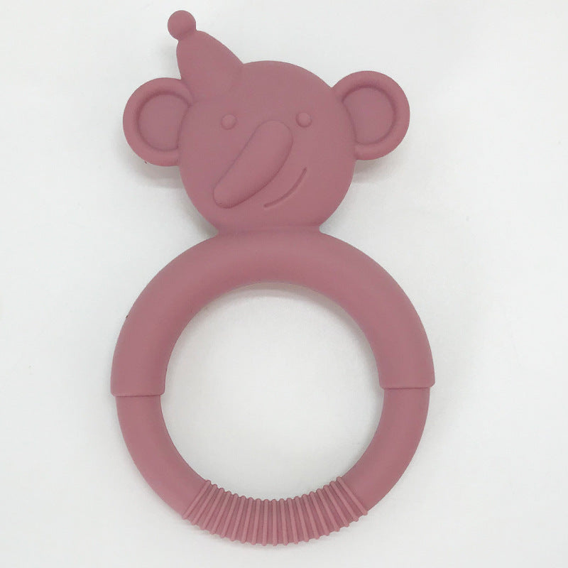 Silicone Baby Teething Toy Snowman Shape 2 Pcs Set 11