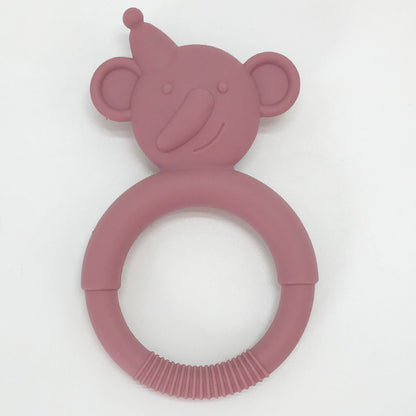 Silicone Baby Teething Toy Snowman Shape 2 Pcs Set 11