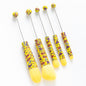 5Pcs Halloween Christmas Beadable Makeup Brush Set DIY Craft Supplies 6