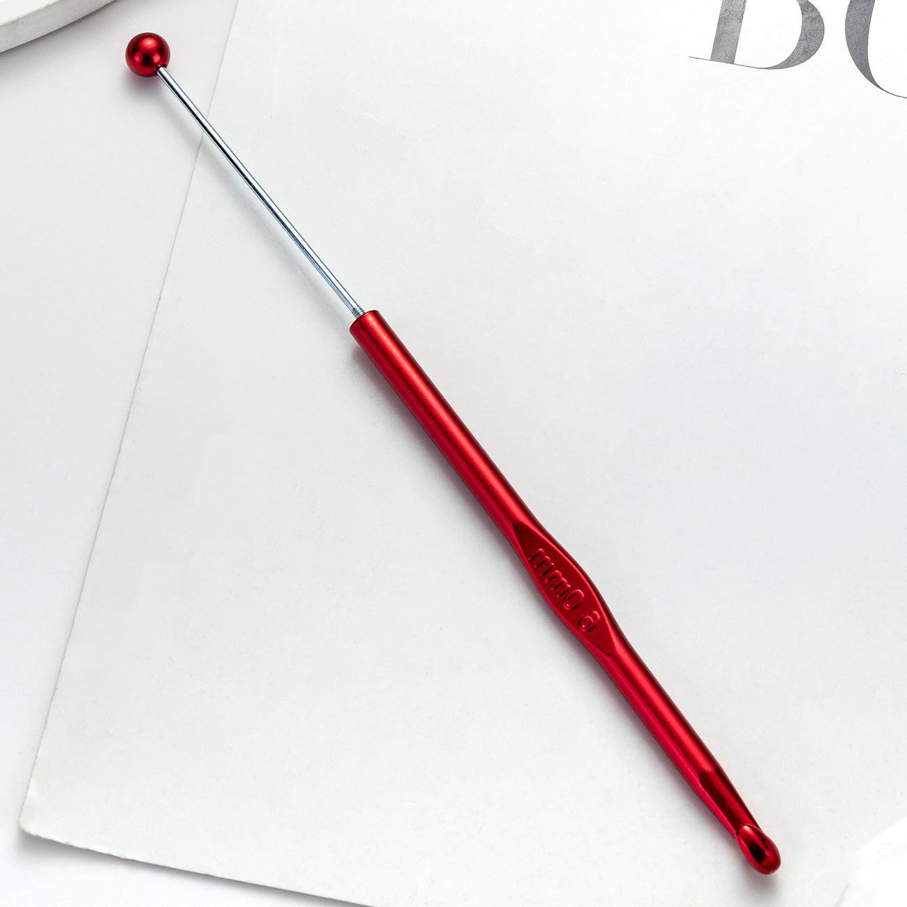 Beadable Crochet Hooks Metal DIY Craft Tool 3.0mm-6.0mm Sizes 25