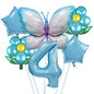Butterfly Foil Balloon Set Birthday Party Decoration 40 Inch 6