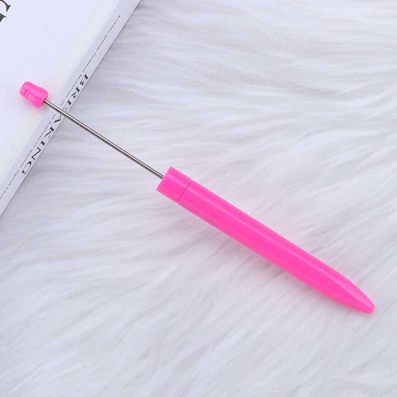 Long Creative Plastic Beadable Ballpoint Pens DIY Craft Supplies 18